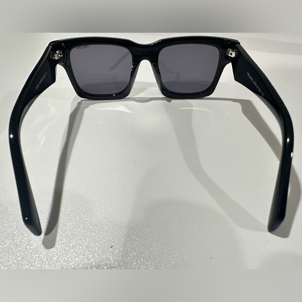 Prada PR A06S Unisex Black with White Logo Sunglasses / Shades BRAND NEW - Picture 6 of 7